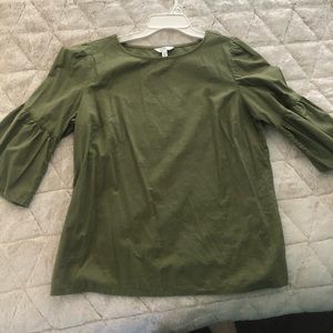 Olive green blouse